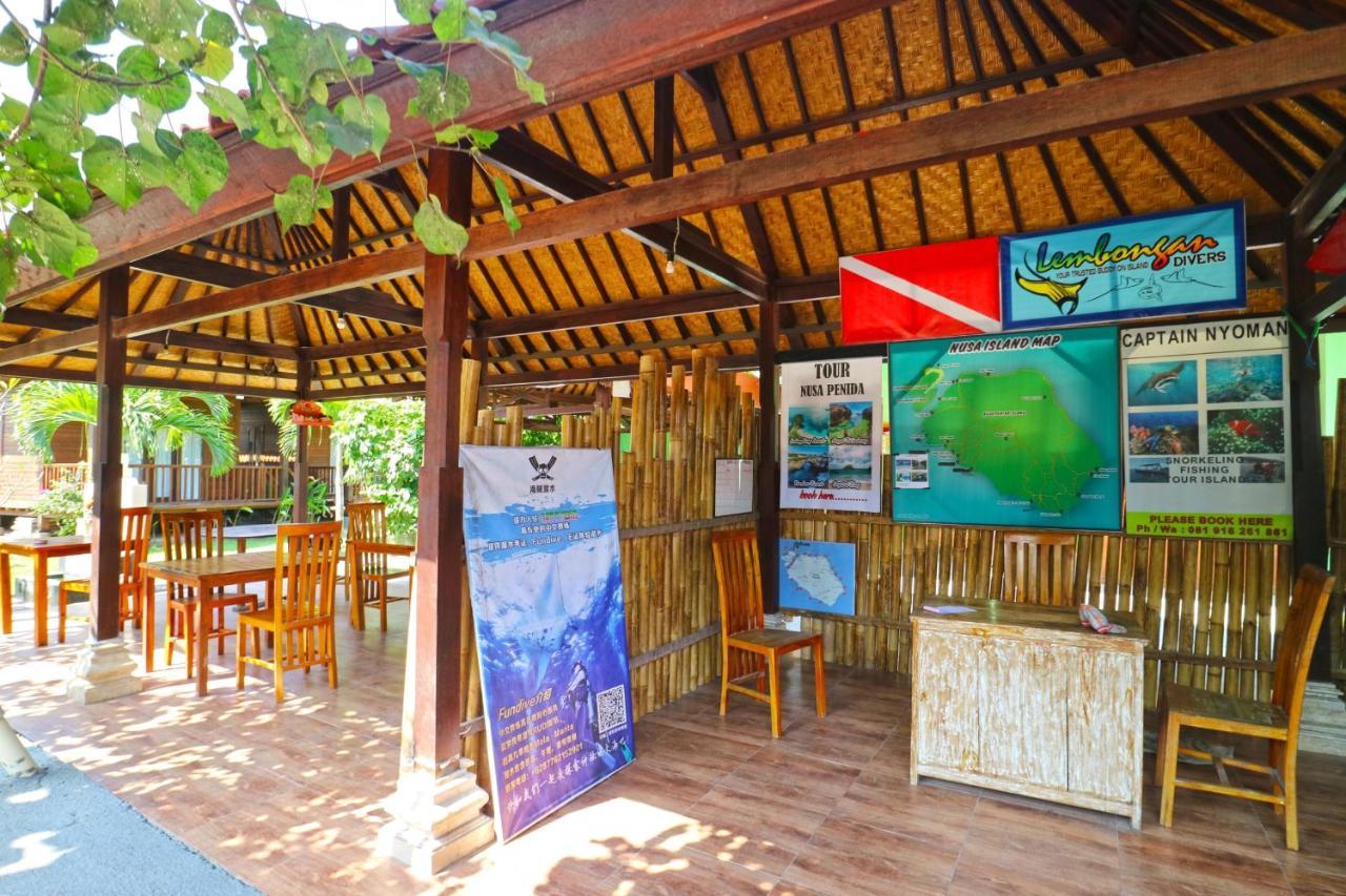 Nyoman Guesthouse And Grill Lembongan Exterior foto