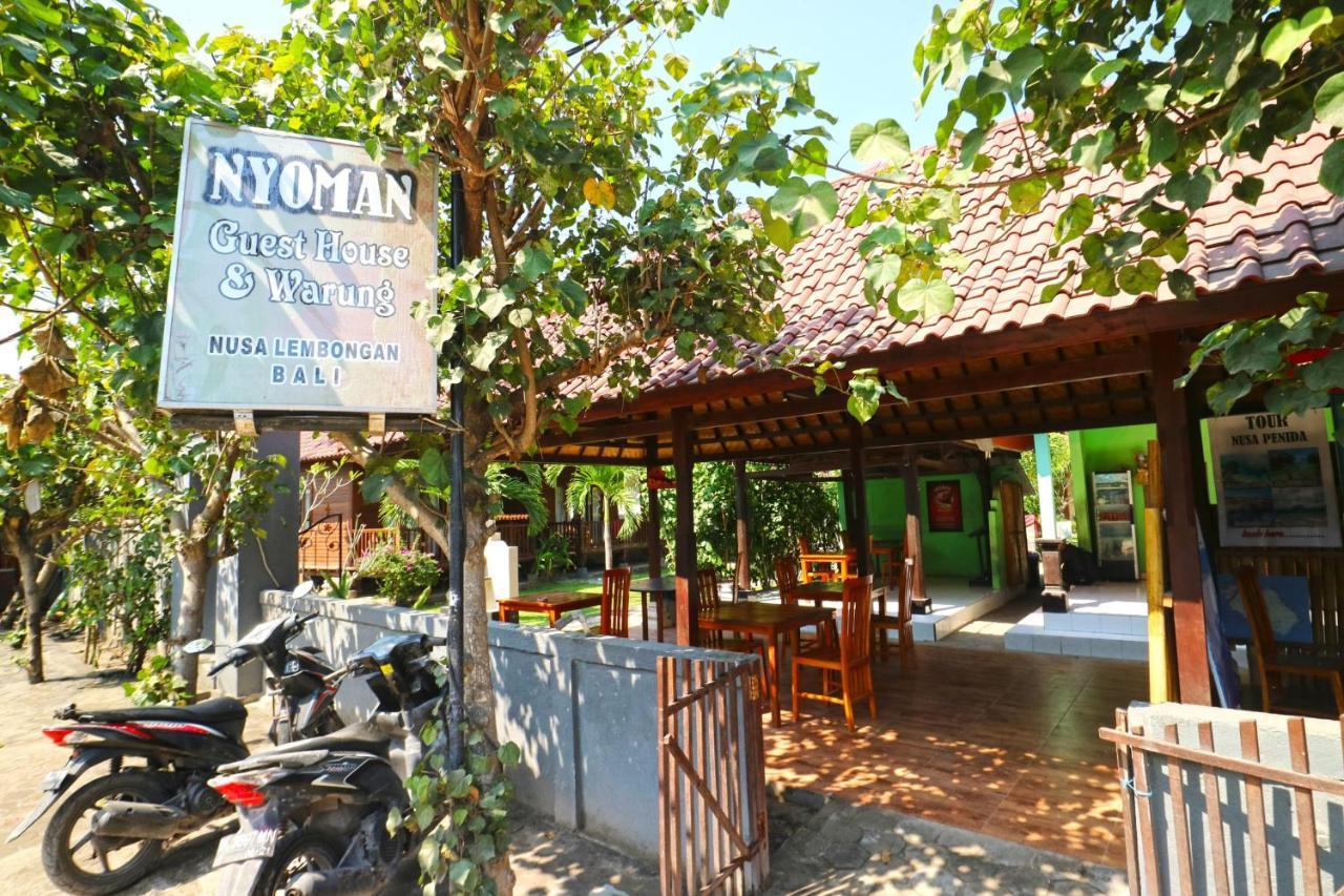 Nyoman Guesthouse And Grill Lembongan Exterior foto